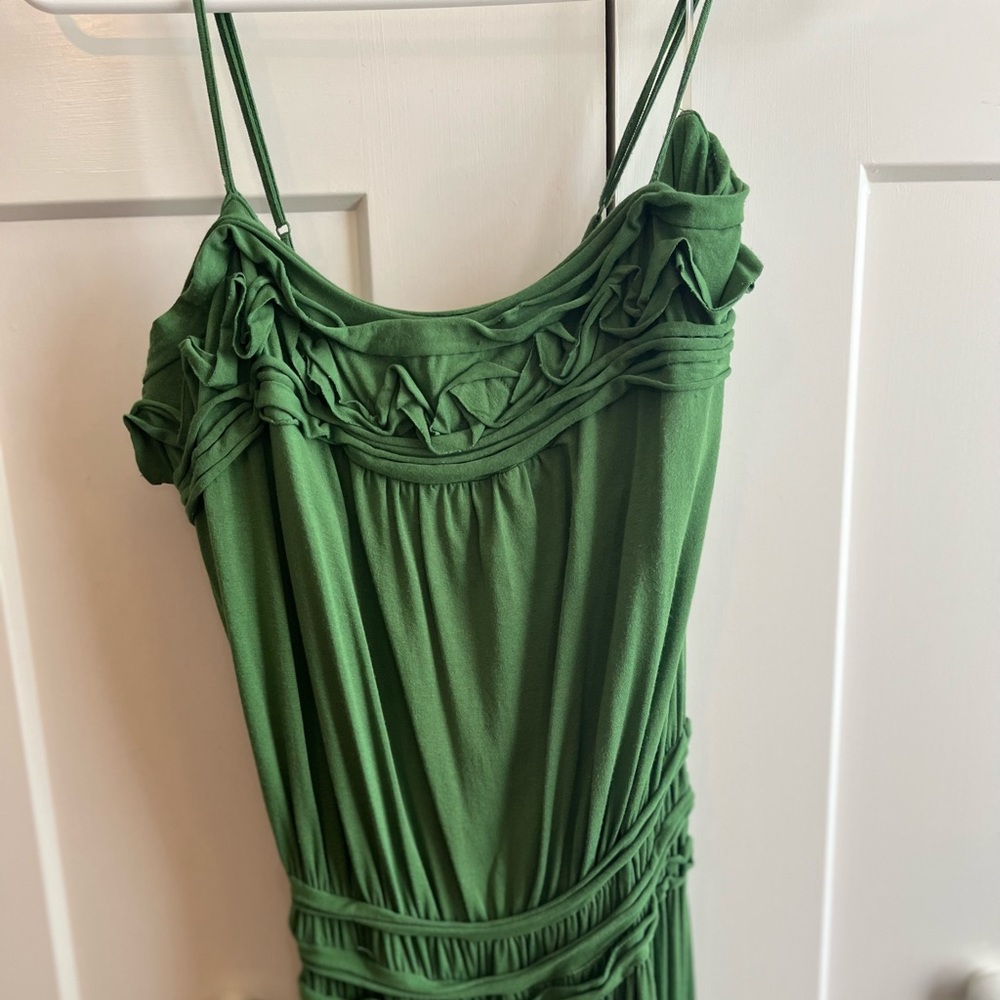 Max Studio Size 14 Green Maxi Dress